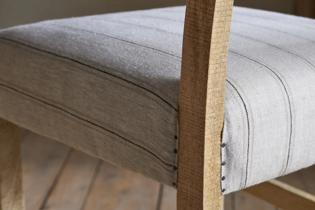 Nidhi Linen Upholstered Counter Chair - Natural - Image 7