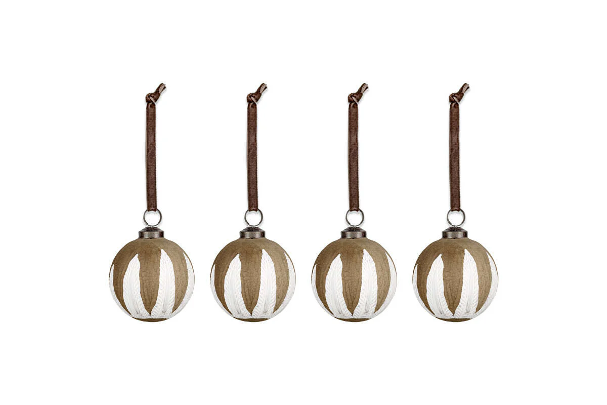 Nori Baubles - Gold & Cream - (Set of 4) - Image 4