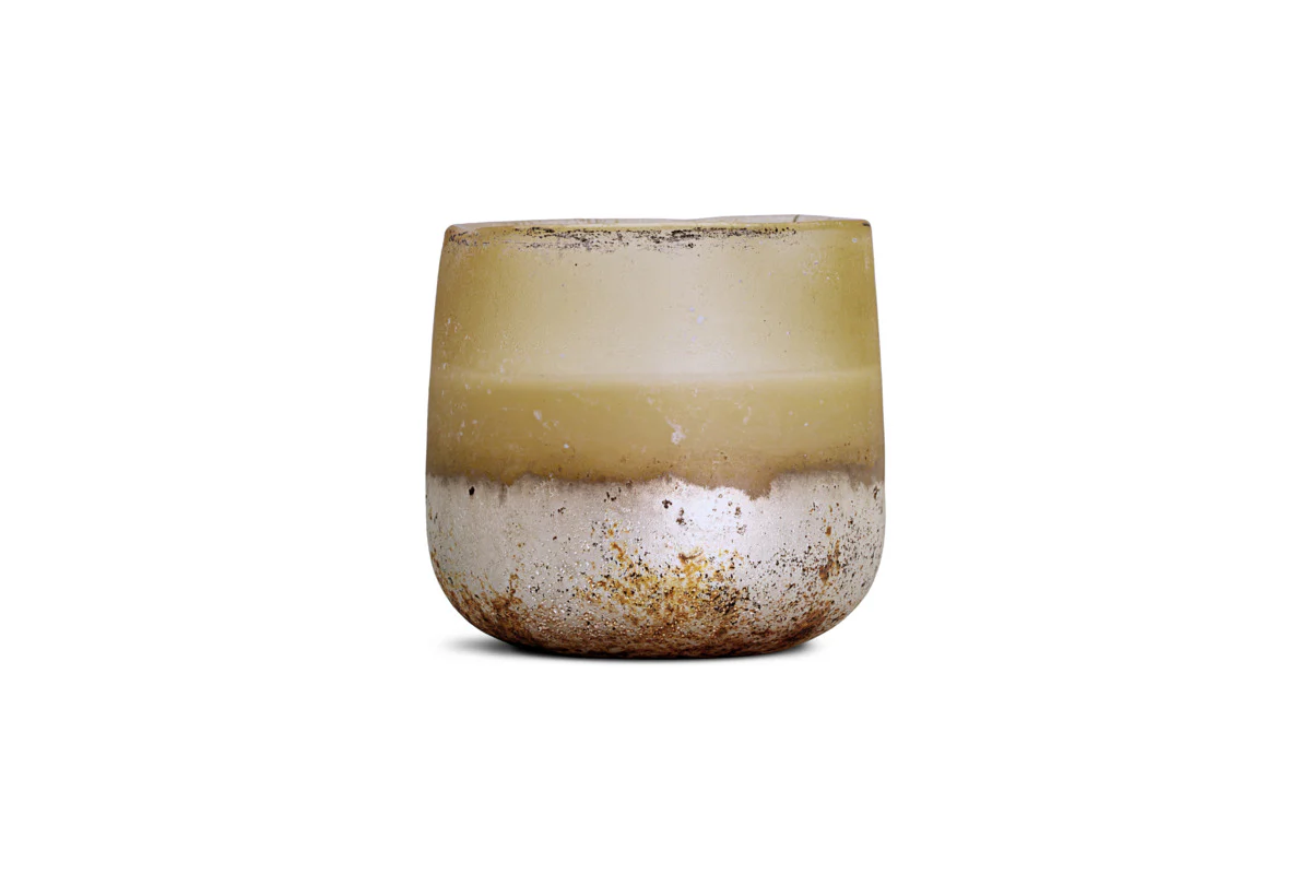 Oakmoss & Rose 1 Wick Scented Candle - Yellow - Image 5