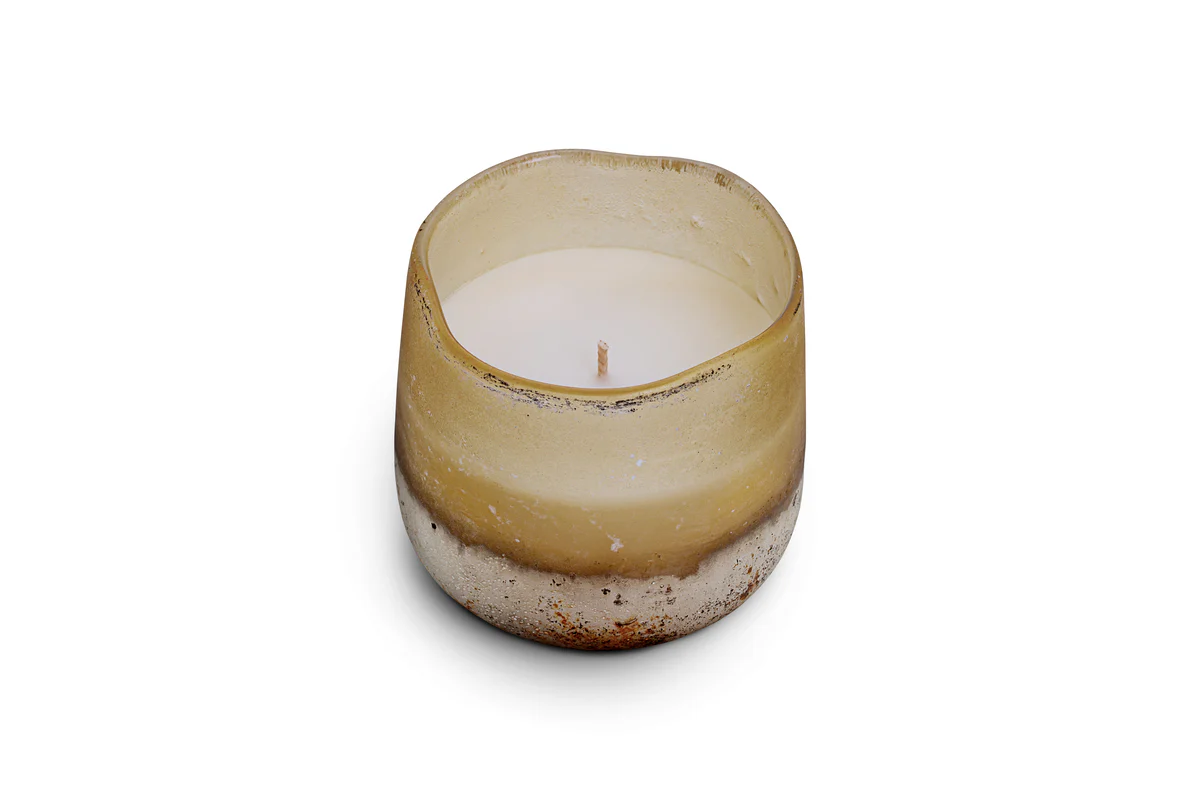 Oakmoss & Rose 1 Wick Scented Candle - Yellow - Image 8