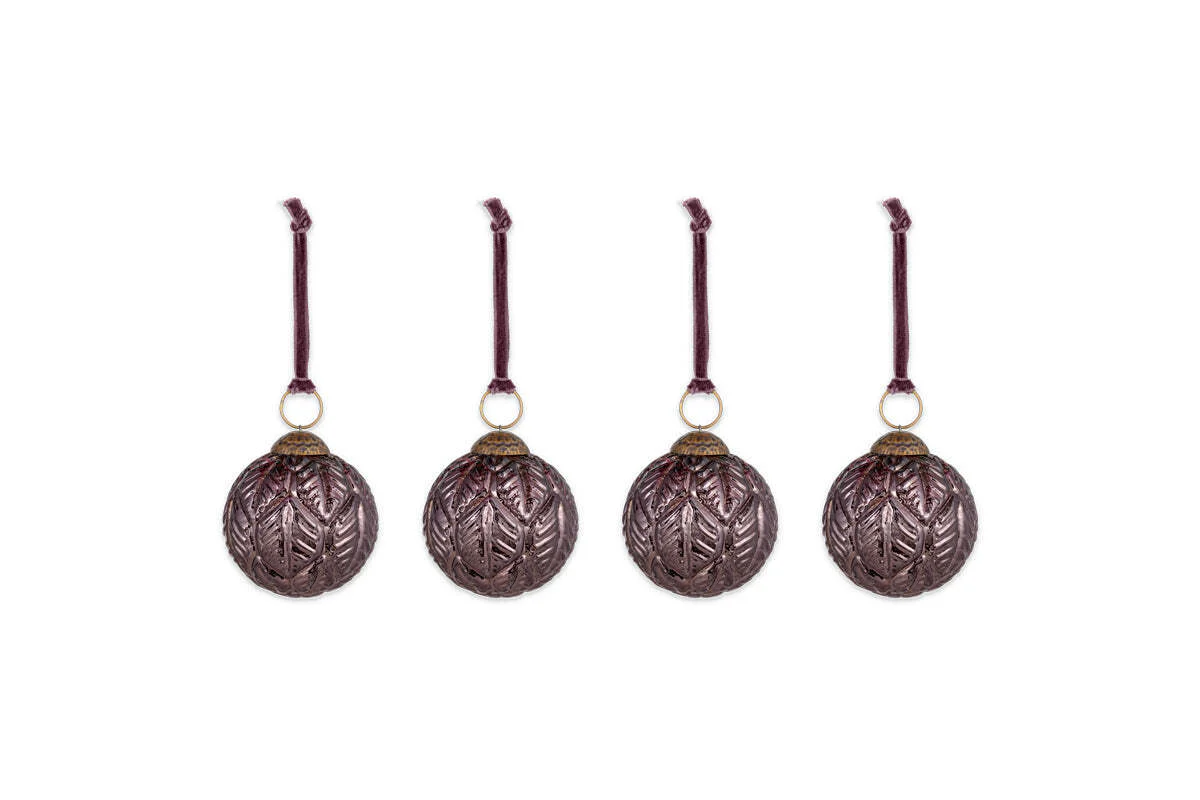 Patta Baubles - Burgundy - (Set of 4) - Image 3