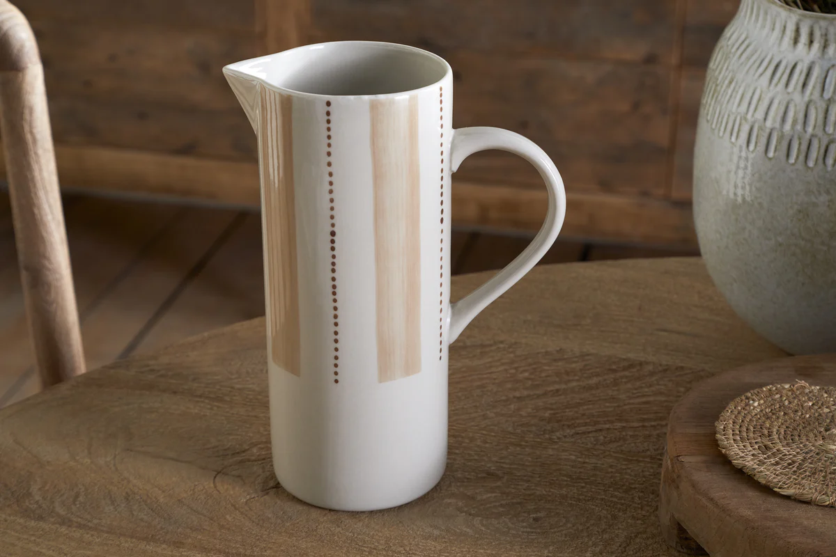 Patthar Jug - Cream & Clay - Large - Image 2