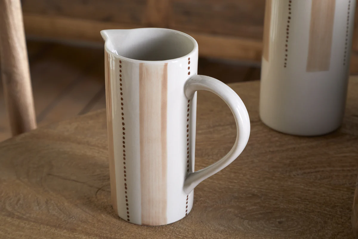 Patthar Jug - Cream & Clay - Small - Image 2