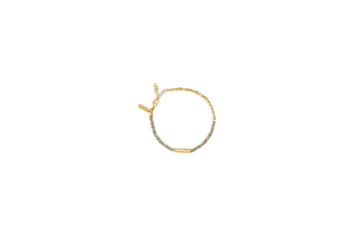 Perdu Labradorite Bracelet - Gold - Image 3