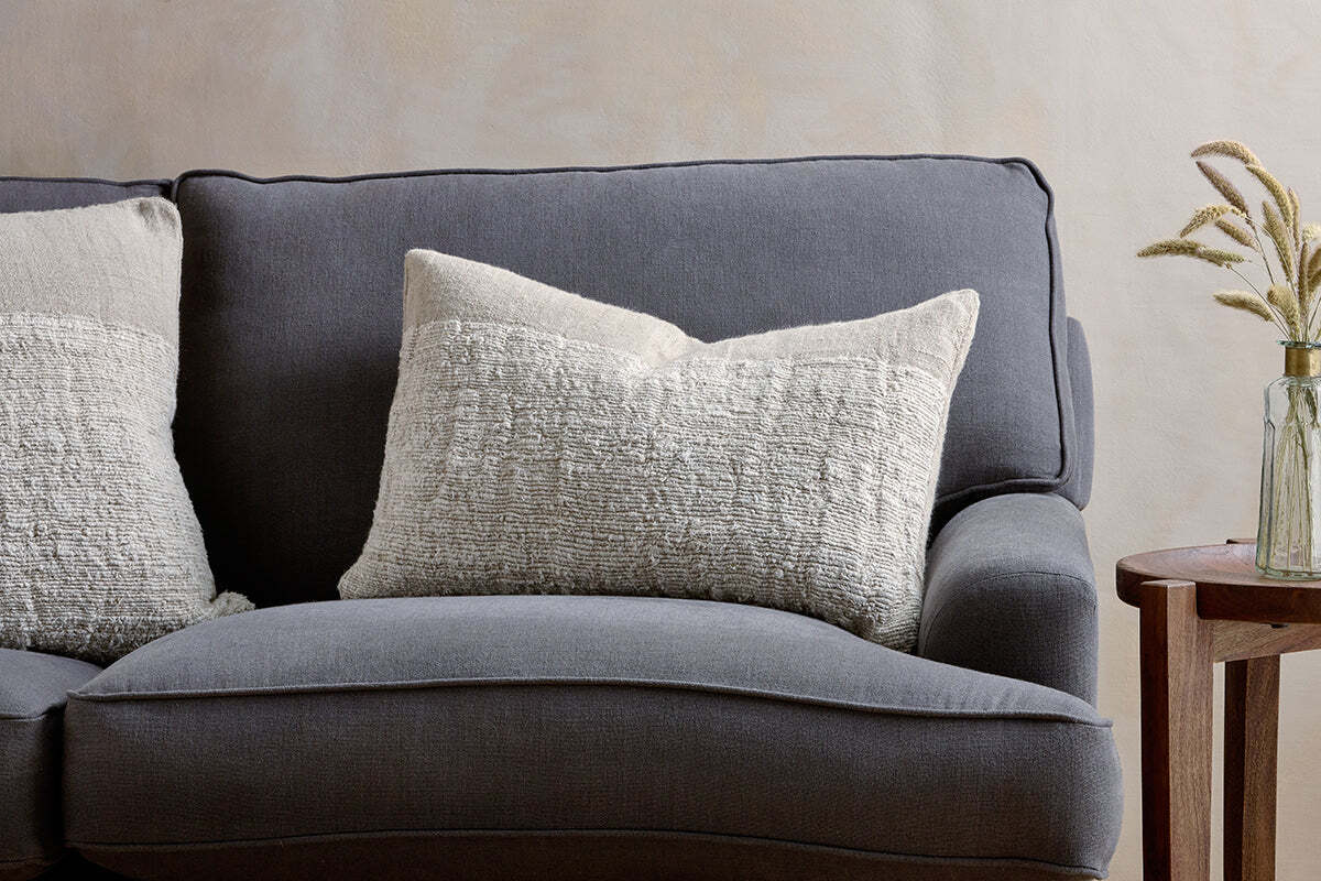 Puli Recycled Linen Cushion Cover - Natural - Image 5