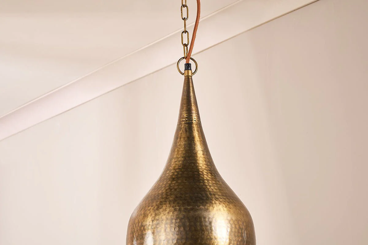 Quinn Hammered Metal Pendant - Small - Image 9