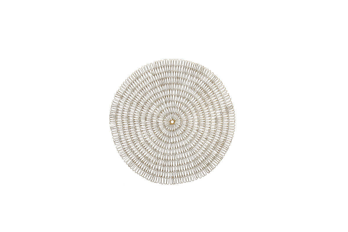 Rayan Wire Wall Art - Antique Brass - Image 3