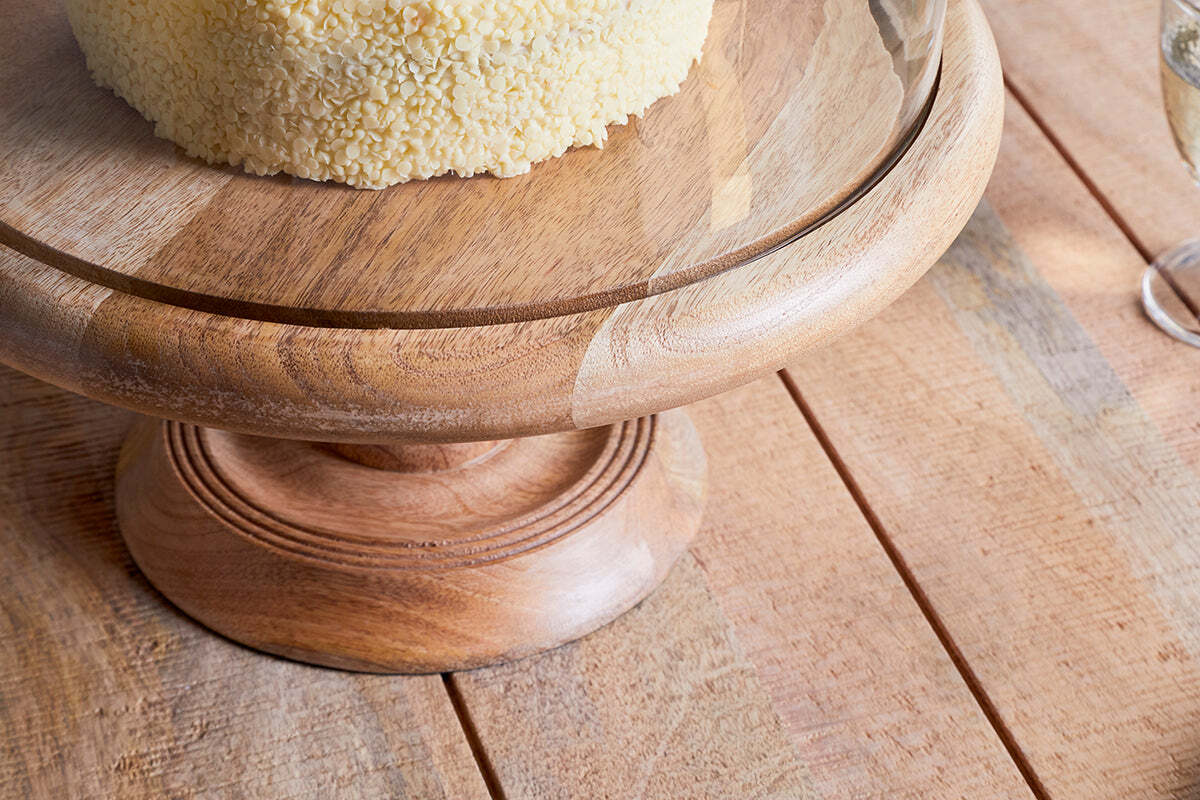 Recycled Glass Dome Cake Stand - Image 9
