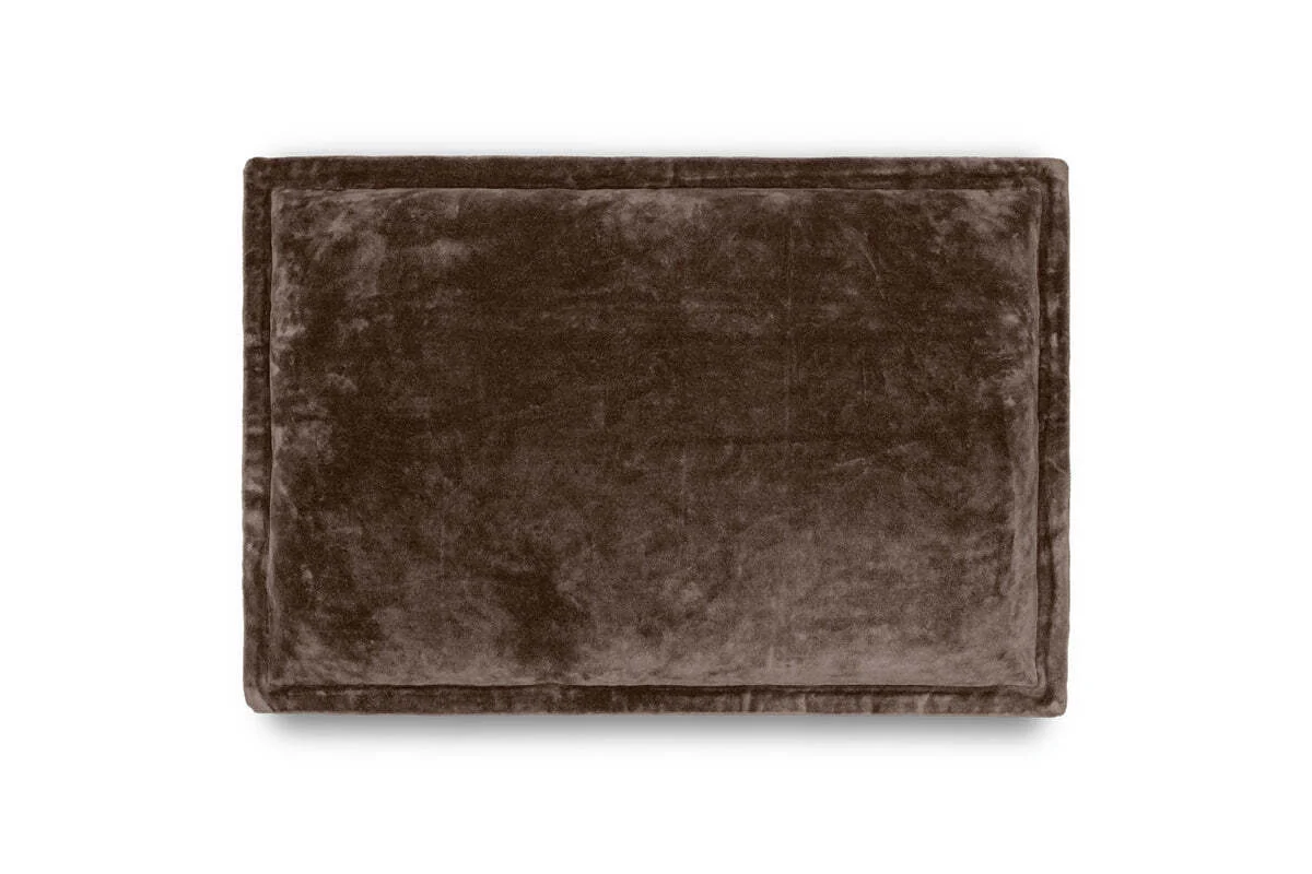 Renwal Velvet & Linen Cushion Cover - Brown - Image 7