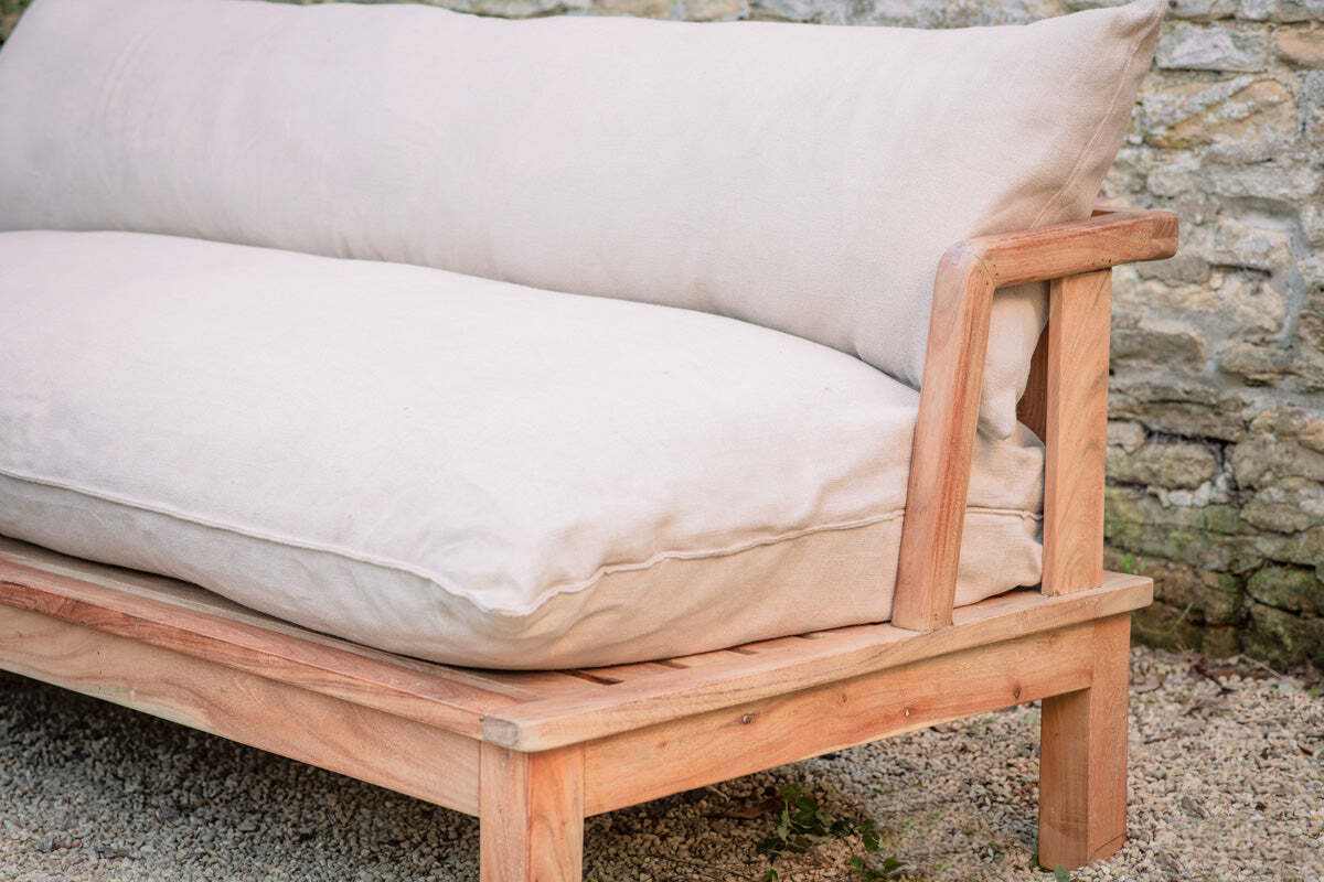 Sadhi Acacia Wood Outdoor Sofa - Image 5