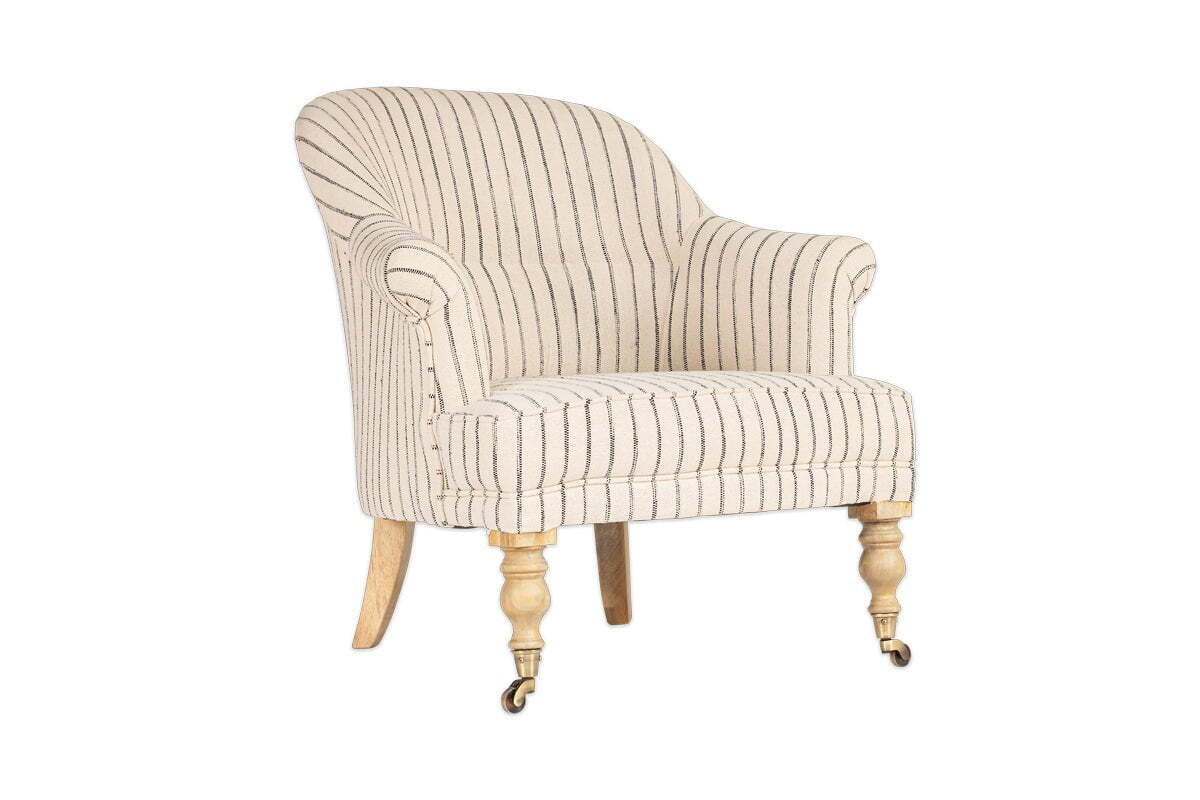 Sanja Stripe Armchair - Image 8