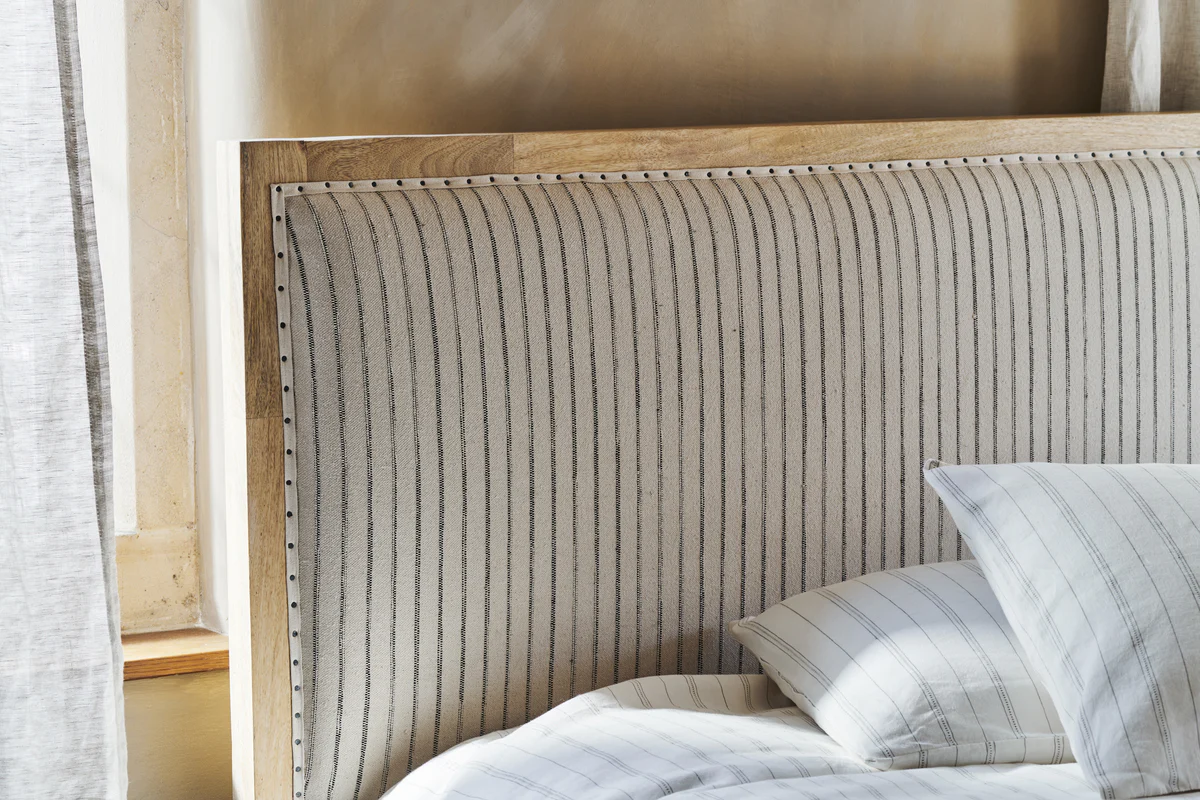 Sanja Stripe Bed - Natural - Image 3