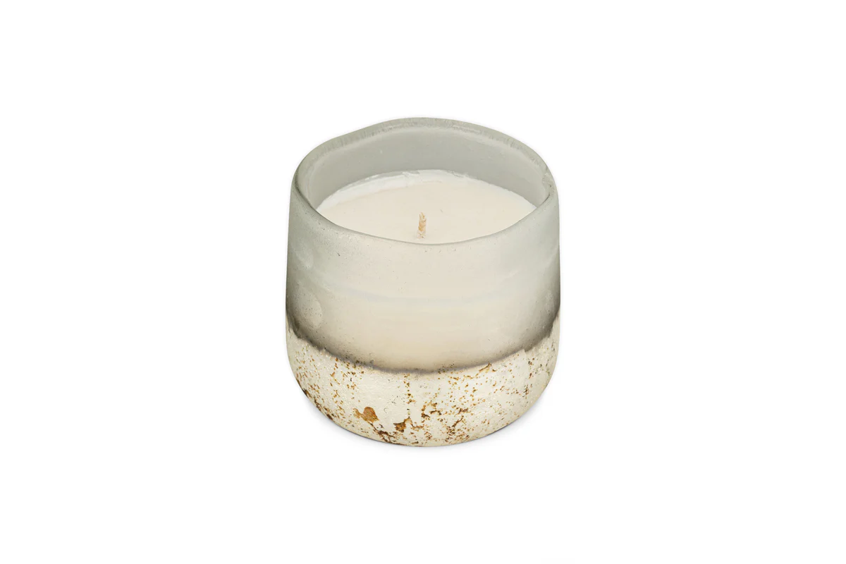 Sea Salt & Moss 1 Wick Scented Candle - Aged Smoke - Image 10