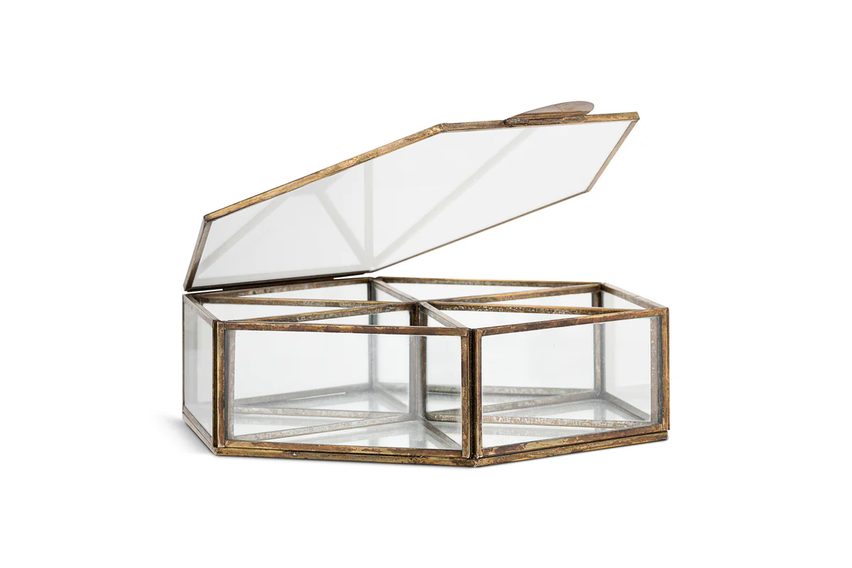 Sitara Jewellery Box - Antique Brass - Image 18