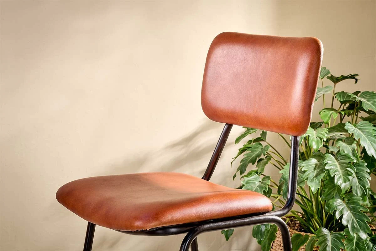 Sotta Leather Bar Chair - Image 3