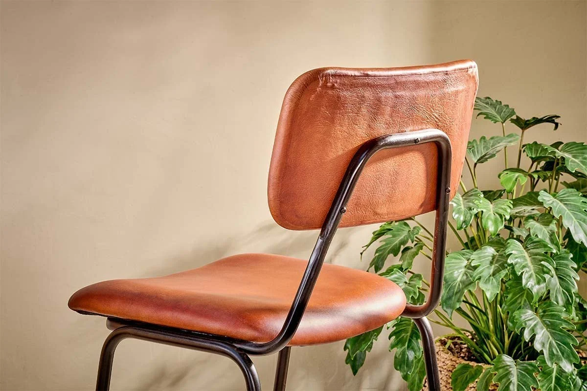 Sotta Leather Bar Chair - Image 4
