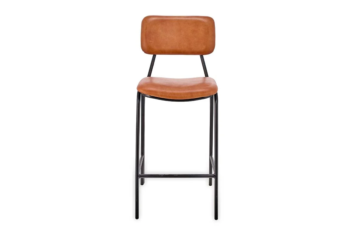 Sotta Leather Bar Chair - Image 5