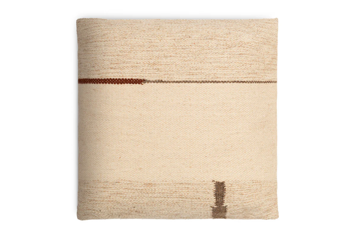 Tamil Wool Cushion Cover - Natural - Image 9