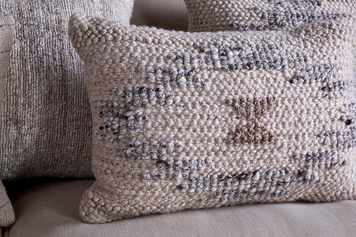 Tendai Cotton & Wool Cushion Cover - Natural - Image 3