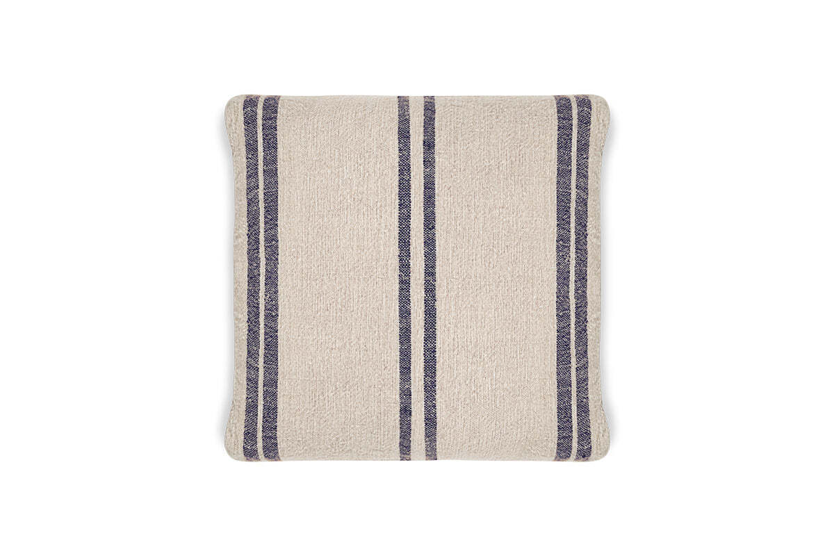 Tendali Linen Stripe Cushion Cover - Navy - Image 10