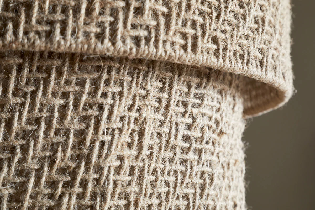 Thimba Woven Jute Chandelier - Natural - Image 4