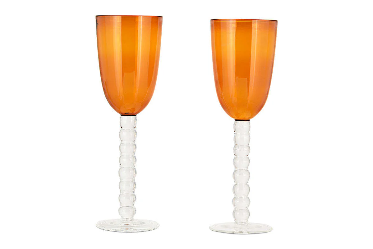 Thimma Wine Glass - Amber (Set of 2) - Image 4