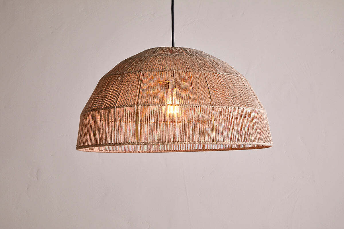 Tivi Natural Jute Lampshade - Natural - Image 3