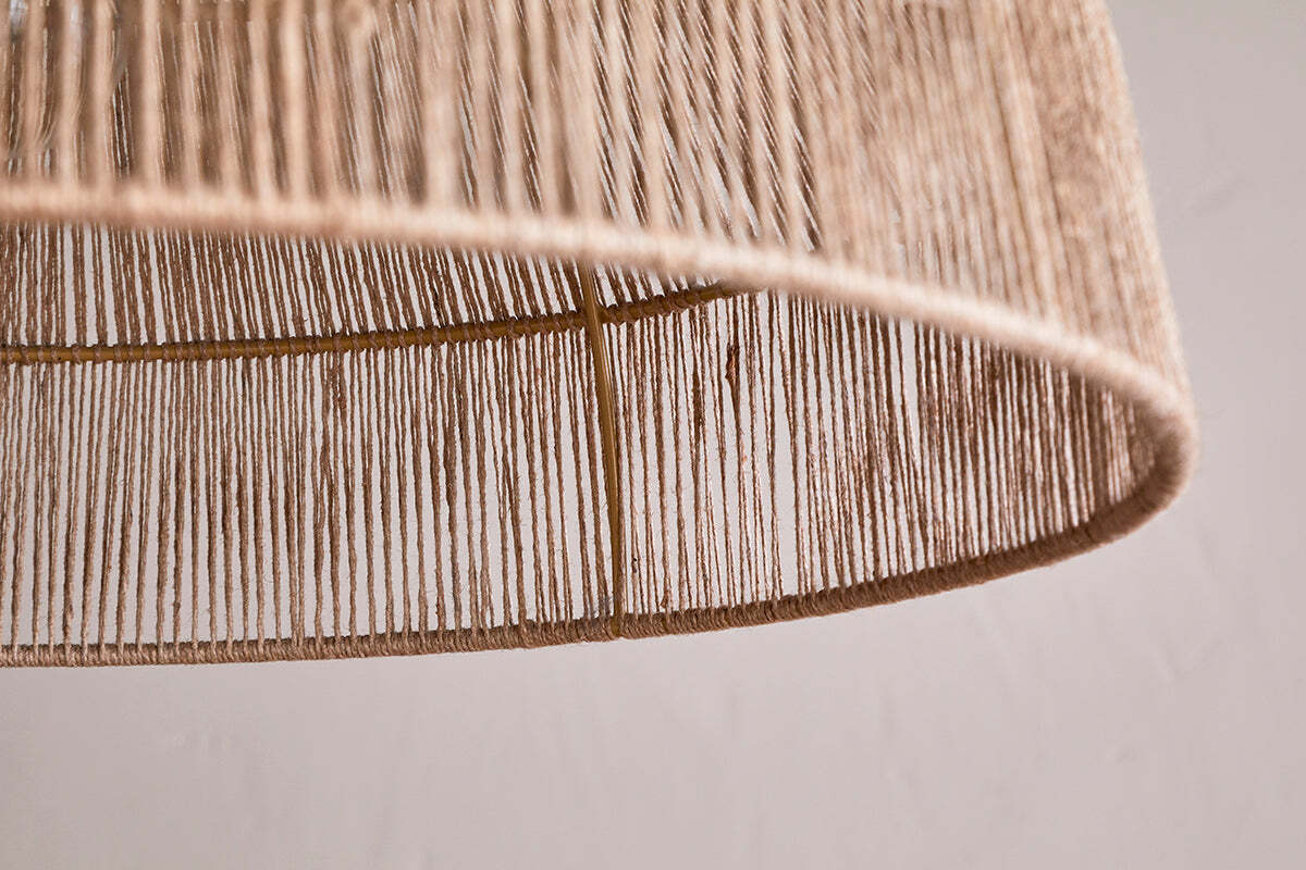 Tivi Natural Jute Lampshade - Natural - Image 5