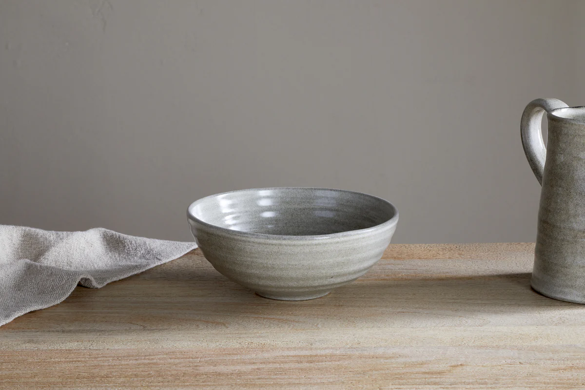 Valinha Earthenware Dinnerware Set - Grey  (Set of 12) - Image 4