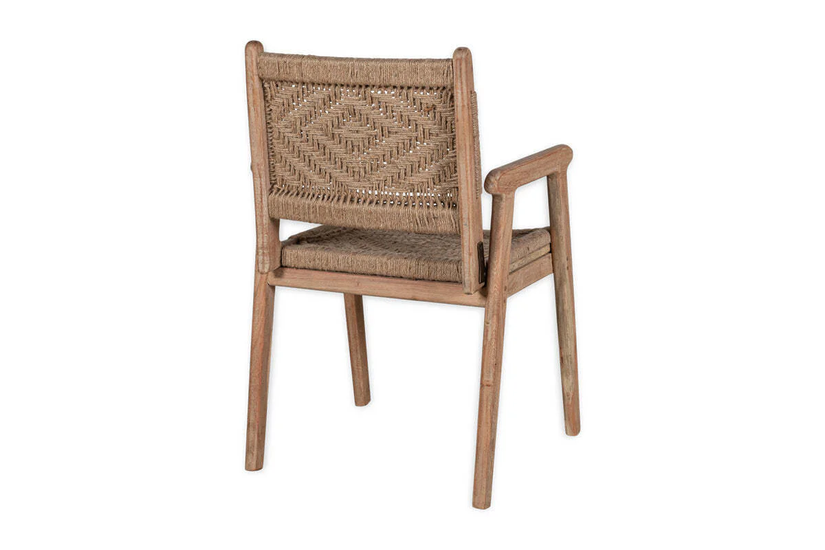 Vinay Woven Dining Chair - Natural - Image 10