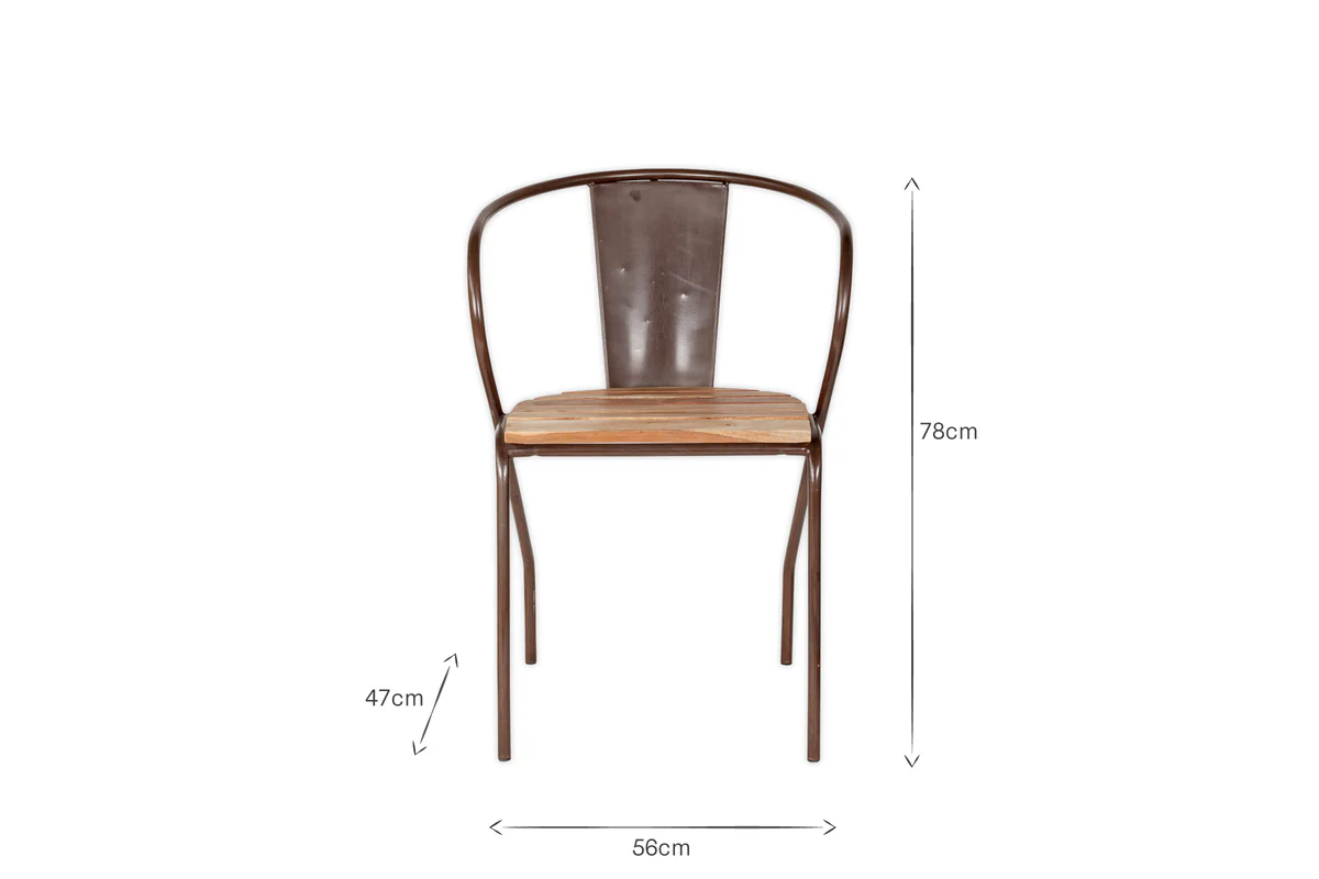 Vivika Outdoor Dining Chair - Natural - Image 6