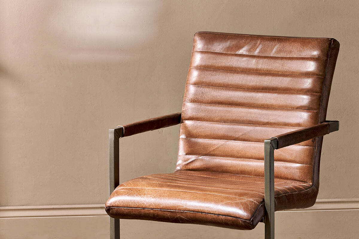 Wamma Leather Desk Chair - Image 3