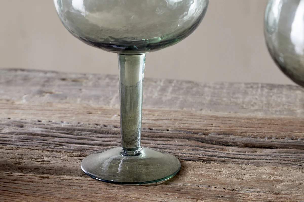 Yala Hammered Gin Glass - Sage Green (Set of 2) - Image 4