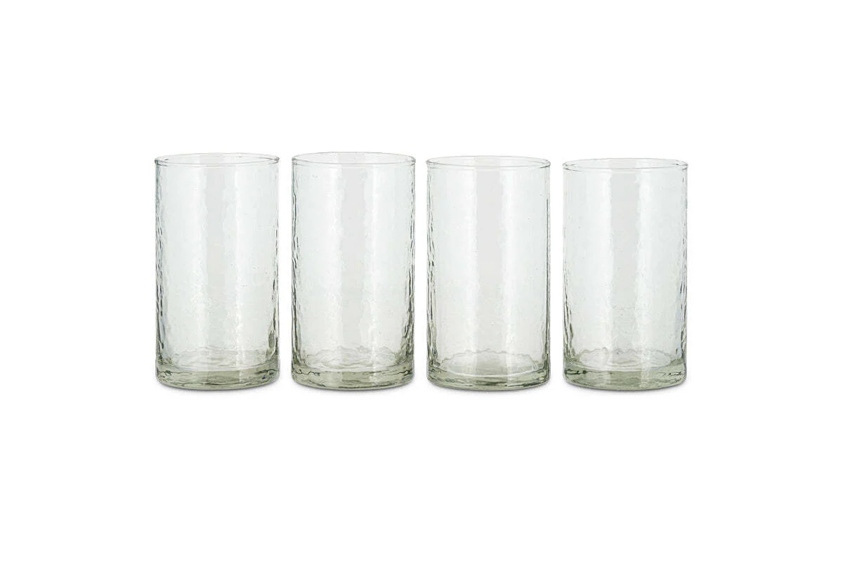 Yala Hammered Highball - Clear (Set of 4) - Image 3
