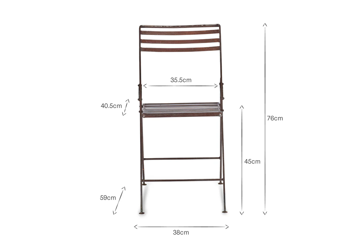 Yealme Iron Bistro Chair - Image 4