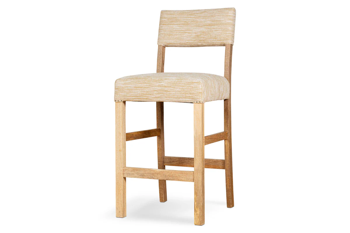 Zoha Cotton & Jute Upholstered Counter Chair - Natural - Image 10